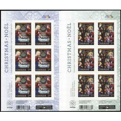 canada stamp 2494b christmas stained glass 2011