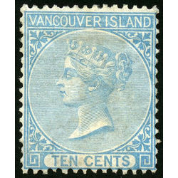 british columbia vancouver island stamp 6 queen victoria 10 1865 m fog 003