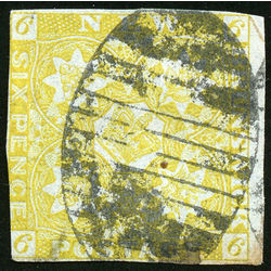 new brunswick stamp 2 pence issue 6d 1851 u vg 002