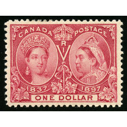 canada stamp 61 queen victoria diamond jubilee 1 1897 M VF 005