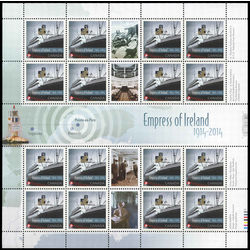 canada stamp 2745 rms empress of ireland 2014 m pane