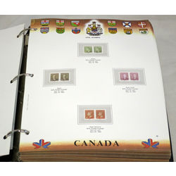 mint canada collection in a unity album with pages from 1949 to 1989 in colour with clear mounts