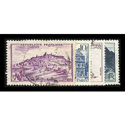 france stamp 568 71 castle 1946