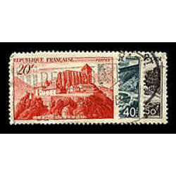 france stamp 630 2 castle 1949