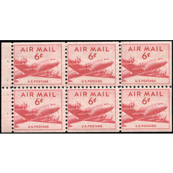 us stamp c air mail c39 dc 4 skymaster 6 1949 c39a mnh