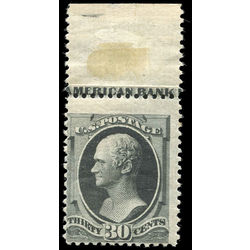 us stamp postage issues 165 hamilton 30 1873 m 002