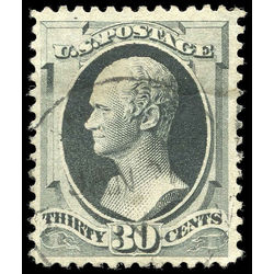 us stamp postage issues 165 hamilton 30 1873 u 003