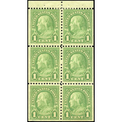 us stamp postage issues 632a franklin 1927