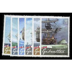 gibraltar stamp 1128 33 boat nelson 2008