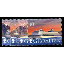 gibraltar stamp 1153 6 cruisse ships 2008