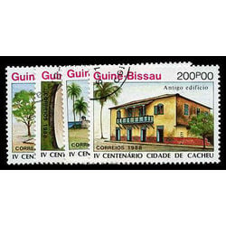 guinea bissau stamp 823 6 monuments 1989