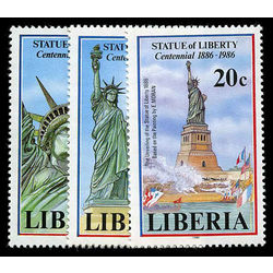 liberia stamp 1046 8 statue of liberty 1986