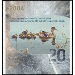 canadian wildlife habitat conservation stamp fwh20 mallard ducks 8 50 2004
