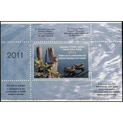 canadian wildlife habitat conservation stamp fwh28d american wigeon 8 50 2011