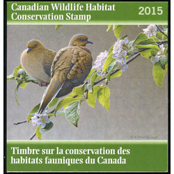 canadian wildlife habitat conservation stamp fwh32 mourning doves 8 50 2015