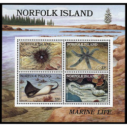 norfolk island stamp 380a marine life 1986