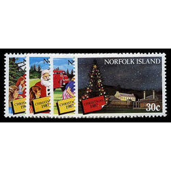 norfolk island stamp 422 5 christmas 1987