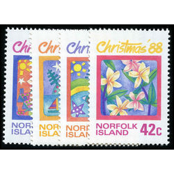 norfolk island stamp 440 3 christmas 1988