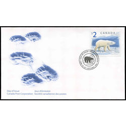 canada stamp 1690 polar bear 2 1998 FDC