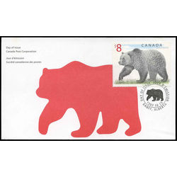 canada stamp 1694 grizzly bear 8 1997 FDC