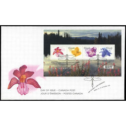 canada stamp 2194 flower definitives souvenir sheet 2006 FDC