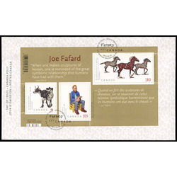 canada stamp 2523 art canada joe fafard 3 46 2012 FDC