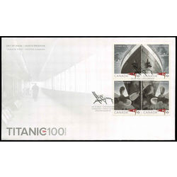 canada stamp 2534a titanic 2012 FDC