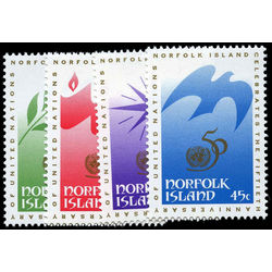 norfolk island stamp 592 5 christmas 1995