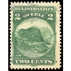 canada revenue stamp qr4 beavers 2 1870 UF 001