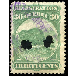 canada revenue stamp qr7 beavers 30 1870