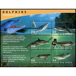 papouasie nouvelle guinee stamp 1098 endangered dolphins 2003