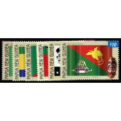 papouasie nouvelle guinee stamp 1142 47 provincial flags 2004
