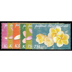 papouasie nouvelle guinee stamp 1170 75 variety of flowers 2005