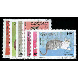 viet nam north stamp 2090 6 cats 1990