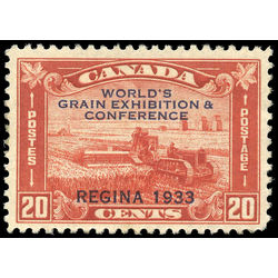 canada stamp 203 harvesting wheat overprint 20 1933 m vf 002