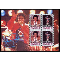 st vincent stamp 898 michael jackson 1985