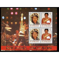 st vincent stamp 901 michael jackson 1985