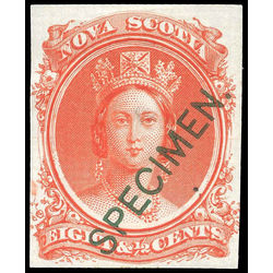 nova scotia stamp 12pii queen victoria 10 1860
