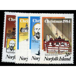 norfolk island stamp 348 51 christmas 1984