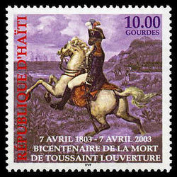 haiti stamp 0939 toussaint 2003