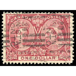 canada stamp 61 queen victoria diamond jubilee 1 1897 U F 009