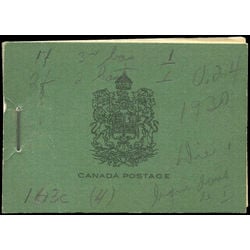 canada stamp booklets bk bk14a booklet king george v 1931