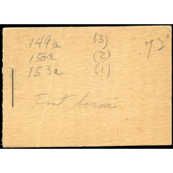 canada stamp bk booklets bk13a king george v 1929 M FNH 002