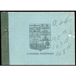 canada stamp bk booklets bk9b king george v 1922 M VFNH EN 001