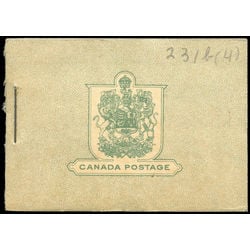 canada stamp bk booklets bk28a king george vi 1937