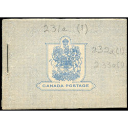 canada stamp bk booklets bk31b king george vi 1937