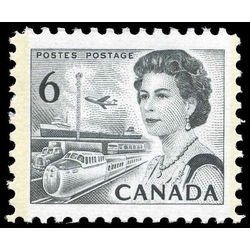 canada stamp 460fpvi queen elizabeth ii transportation 6 1972