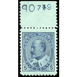 canada stamp 91 edward vii 5 1903 M VFNH 004