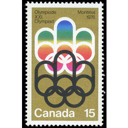 canada stamp 624i cojo symbol 15 1973