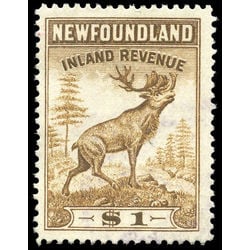 canada revenue stamp nfr30 caribou 1 1938